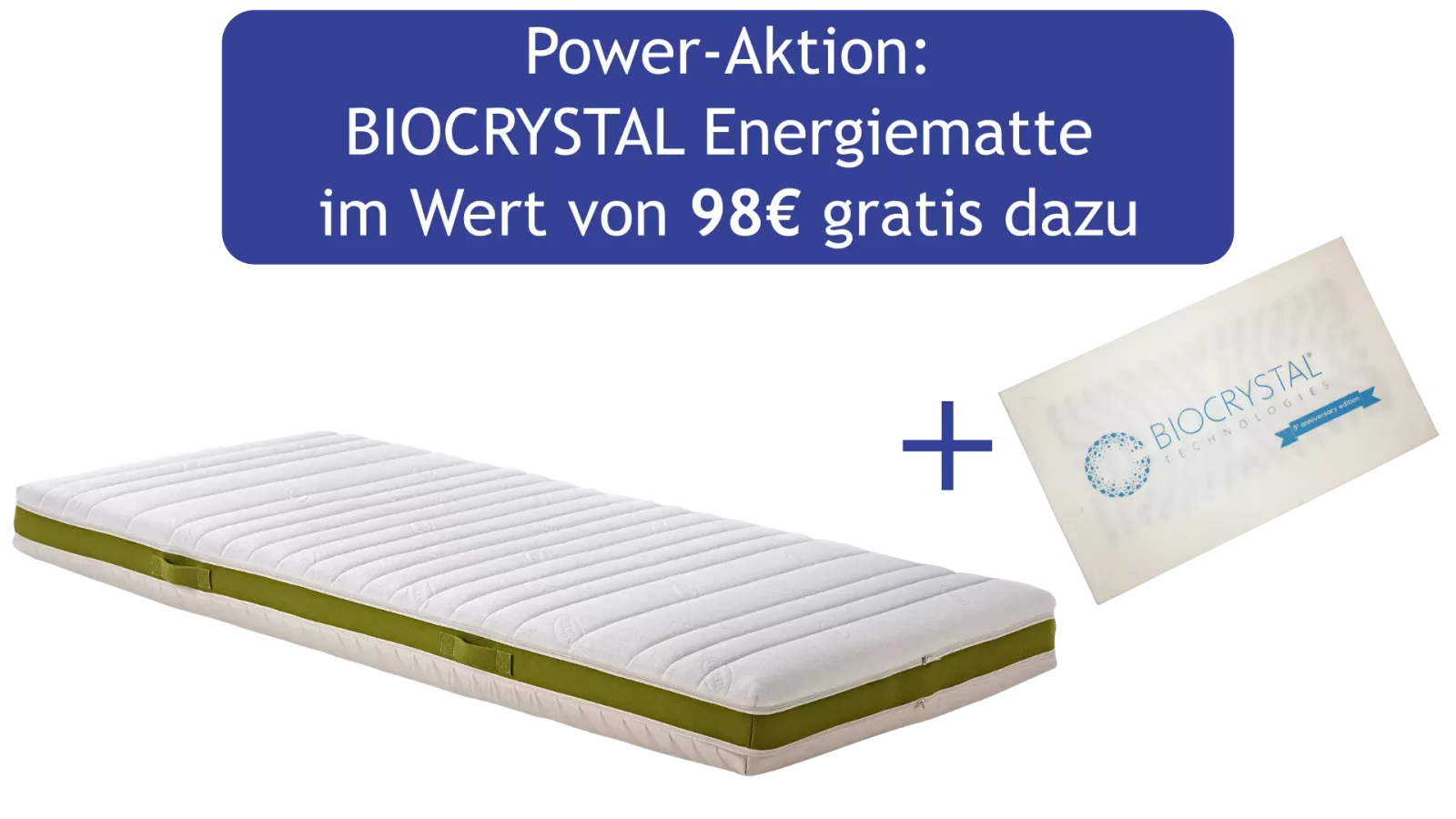 Multidorma Naturmatratze - jetzt mit gratis Energiematte