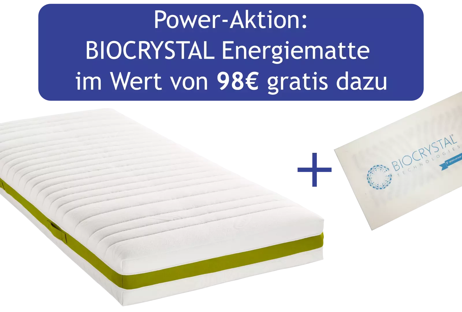 Multidorma Naturmatratze Premium - Energiematte gratis dazu!